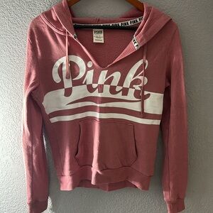Victoria’s Secret PINK V Neck Sweater Hoodie